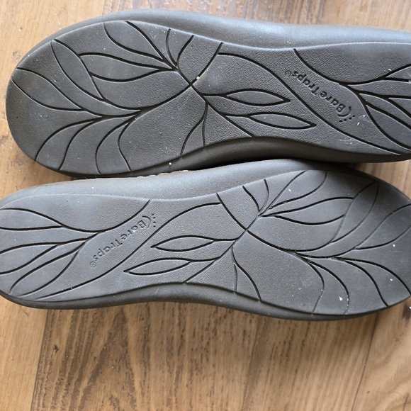 Flat Bare traps with velcro Extra Cushion And Arch Support 9.5 Dark Brown - Picture 2 of 6